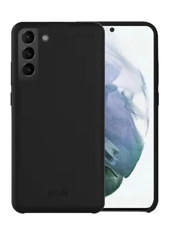 SiGN Galaxy S21 Skal Liquid Silicone - Svart | 2353 | AlltMobil