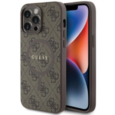 Guess - Guess iPhone 13 Pro Max Mobilskal Magsafe Collection - Brun