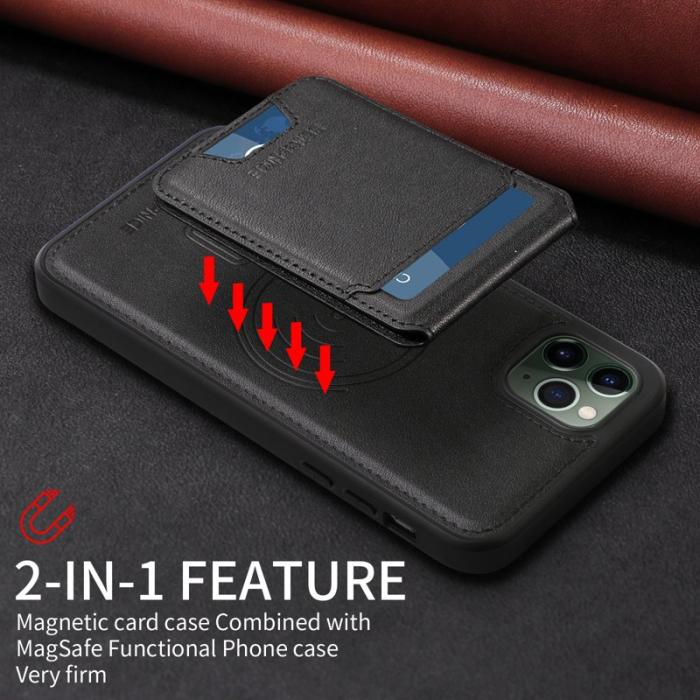 BETOPNICE - BETOPNICE iPhone 11 Pro Max Fodral KonstLäder - Svart