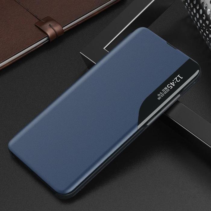 OEM - Eco Läder View Fodral Xiaomi Poco M4 Pro 5G - Blå