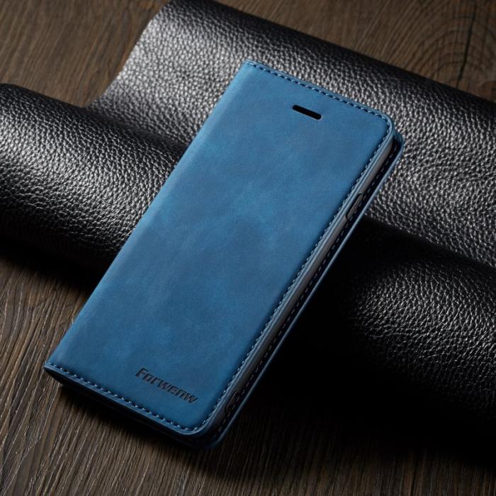 FORWENW - FORWENW Fantasy Series iPhone 7/8/SE Plånboksfodral Konstläder - Blå
