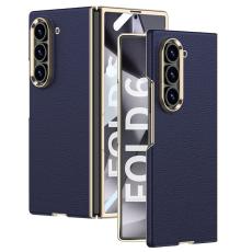 GKK - GKK Samsung Galaxy Z Fold6 Fodral Electroplated PC + PU - Bl&aring;