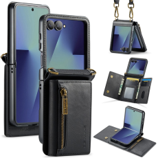 DG.MING - DG.MING Galaxy Z Flip 7 Mobilskal RFID Blocking M5 - Svart