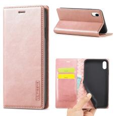 LC.imeeke - LC.IMEEKE Mobilskal till iPhone XR i TPU och KonstL&auml;der - Ros&eacute;guld