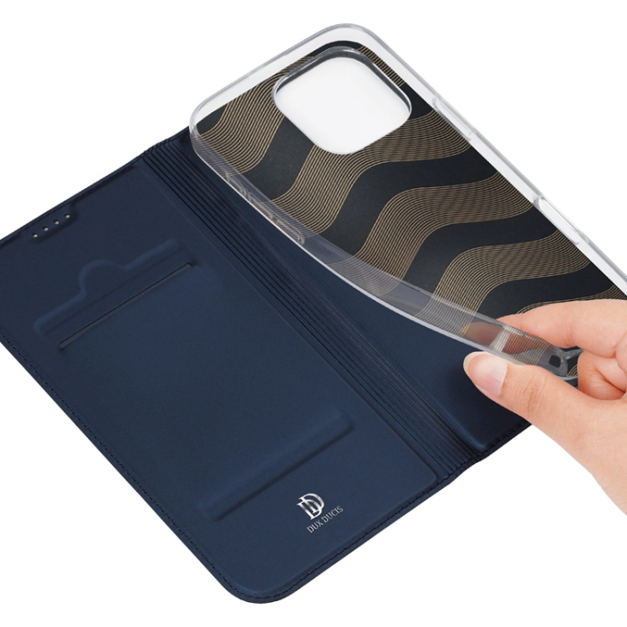 Dux Duci - Dux Ducis iPhone 16 Pro Plånboksfodral Skin Pro - Blå
