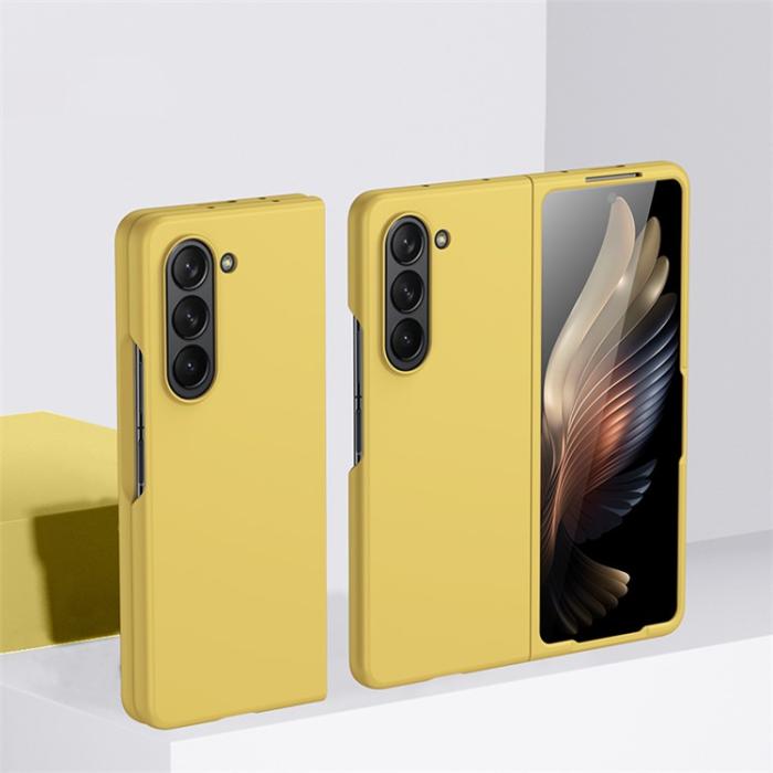 OEM - Galaxy Z Fold 5 Mobilskal Anti-Scratch - Gul