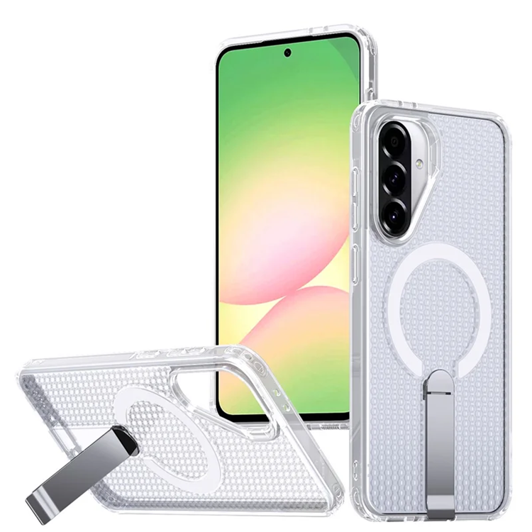 Mobilskal till Galaxy A56 5G Magsafe Grid Texture (Transparent) | 2353 | AlltMobil