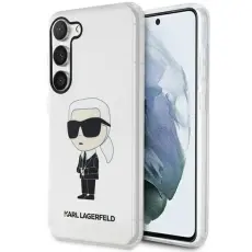 KARL LAGERFELD - Karl Lagerfeld Mobilskal till Galaxy S23 Plus Ikonik Karl - Clear