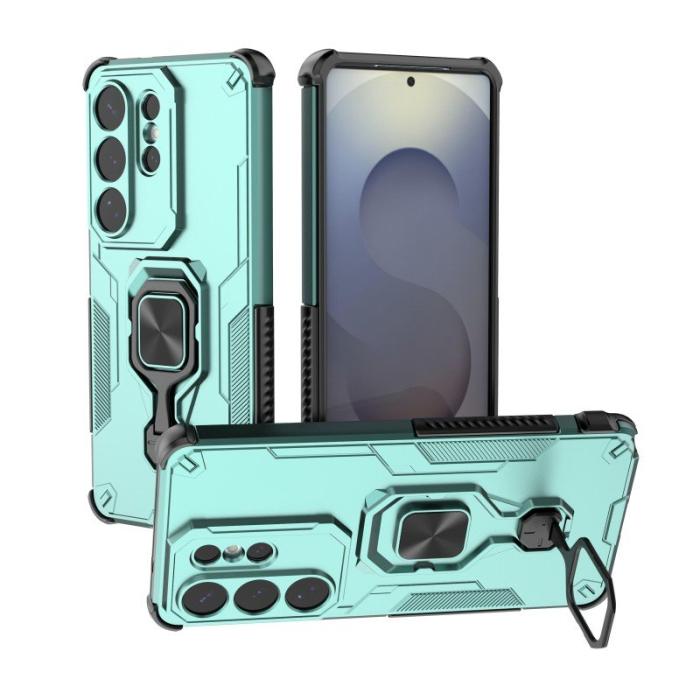 WANLONFENG - WANLONFENG Samsung Galaxy S26 Ultra Skal Plast Kickstand - Grön