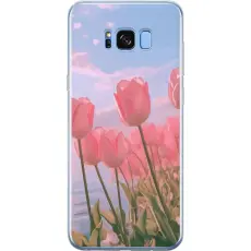 Gustaf - Mobilskal till Samsung Galaxy S8+ med Rosa Tulpaner