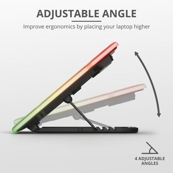 Trust - TRUST GXT 1126 Aura Laptop Cooling Stand