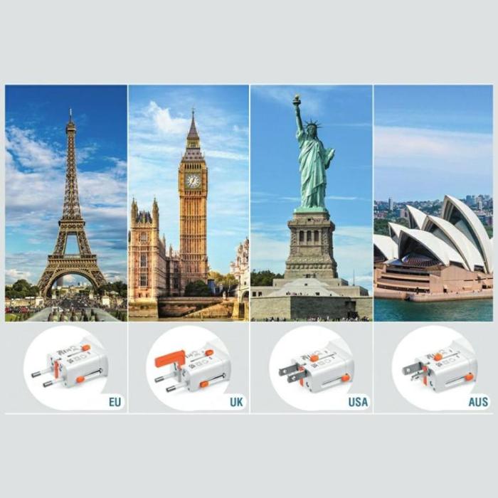 4smarts - 4smarts Reseladdare 65W Nomad Pocket - Vit