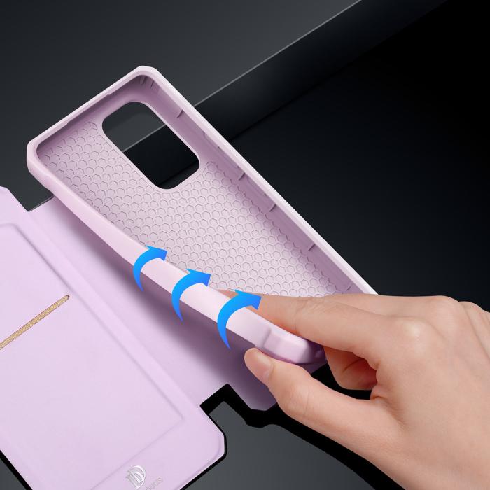 Dux Ducis - Dux Ducis Galaxy A73 Plånboksfodral Skin X Holster - Rosa
