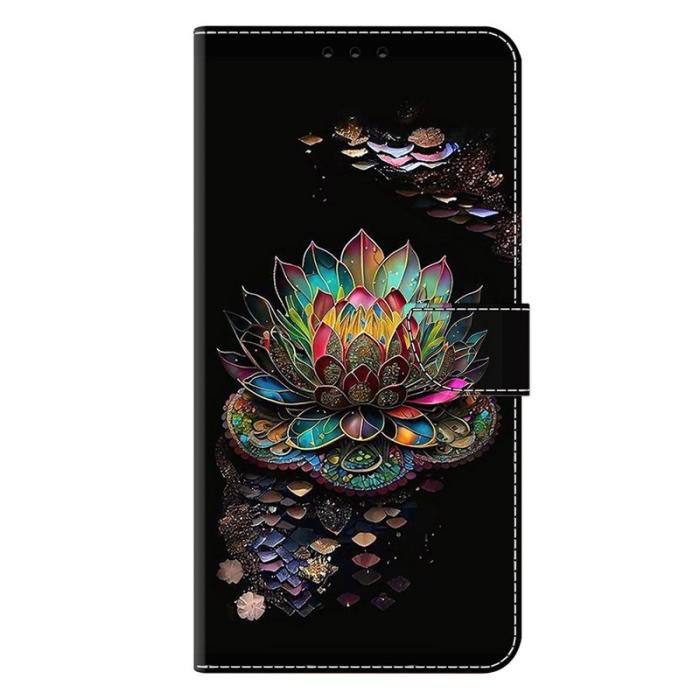 OEM - Samsung Galaxy S26 Plus Skal TPU + Konstläder Flip - Lotus
