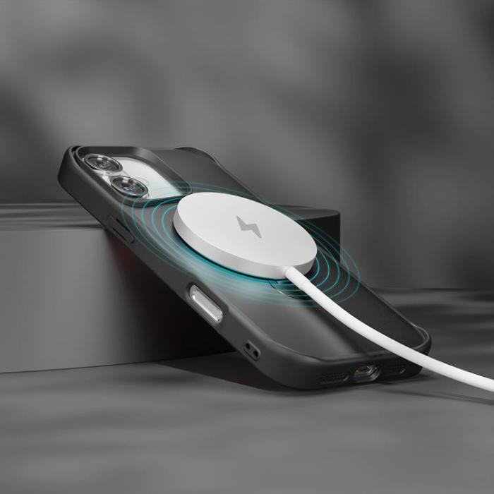 Etteri - Etteri iPhone 16 Plus Mobilskal MagSafe Matt Ring - Svart