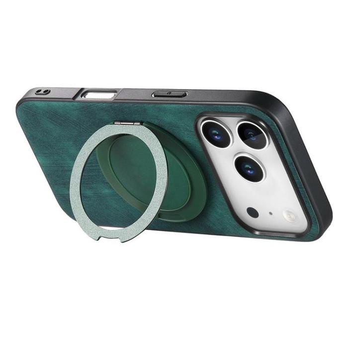 A-One Brand - iPhone 17 Pro Max Mobilskal Rotating Kickstand - Grön