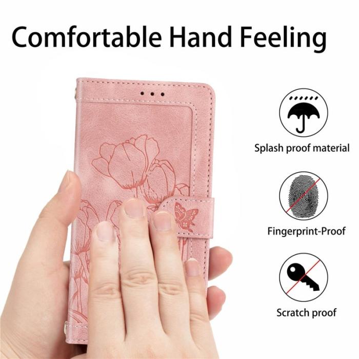 OEM - Tulip Samsung Galaxy S26 Ultra Fodral Äkta Läder - Rosa