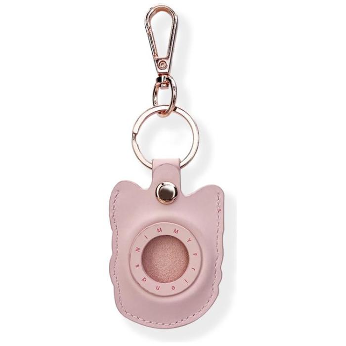 NIMMY - Nimmy AirTag Skal Glasses Cool Cat - Rosa