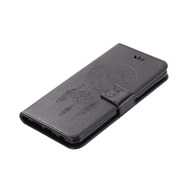 A-One Brand - Dream Catcher Plånboksfodral till Samsung Galaxy A40 - Svart