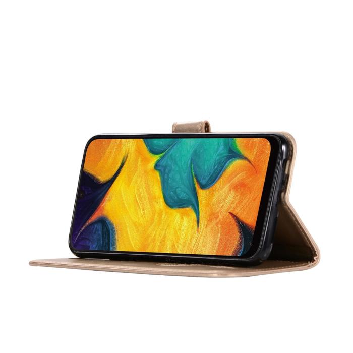 A-One Brand - Dream Catcher Plånboksfodral till Samsung Galaxy A40 - Guld
