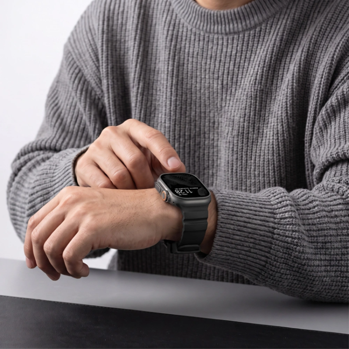 Tech-Protect - Tech-Protect Armband För Apple Watch (44/45/46/49mm) Motion - Svart