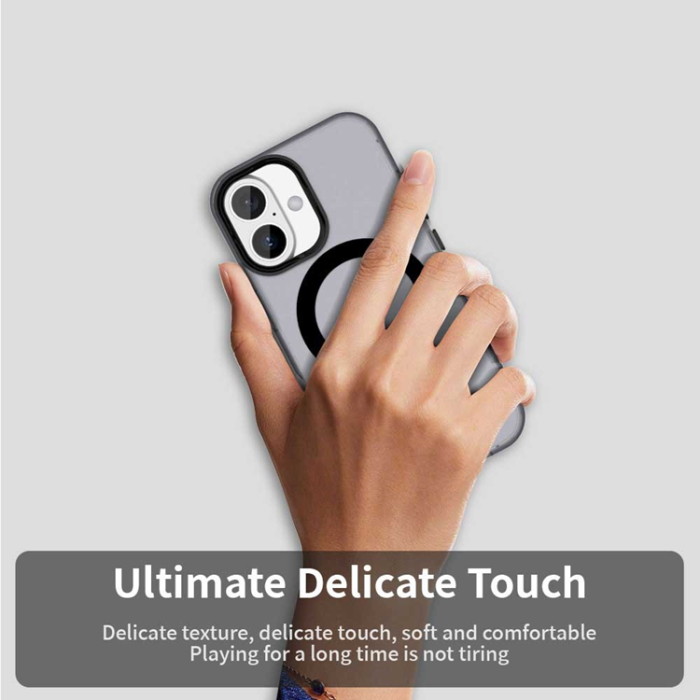 A-One Brand - iPhone 17 Mobilskal MagSafe Anti Drop Hybrid - Svart
