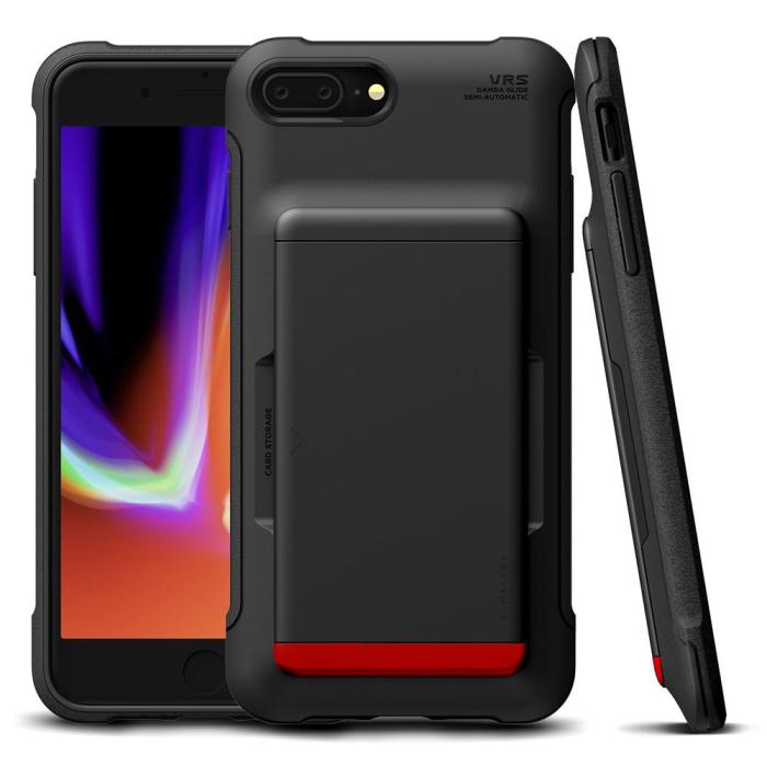 UTGATT4 - VRS DESIGN | Damda Glide Shield Skal iPhone 7/8/SE 2020 - Svart