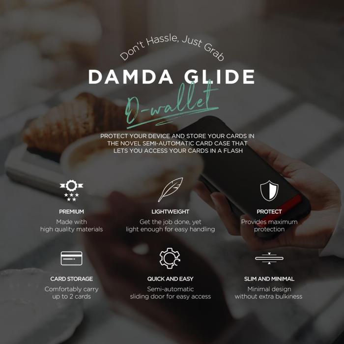 UTGATT4 - VRS DESIGN | Damda Glide Shield Skal iPhone 7/8/SE 2020 - Svart