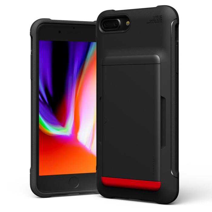 UTGATT4 - VRS DESIGN | Damda Glide Shield Skal iPhone 7/8/SE 2020 - Svart