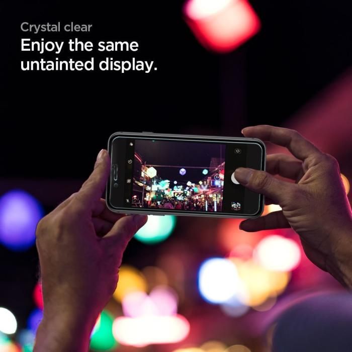 UTGATT - Spigen Fc Härdat Glas iPhone 7/8/SE (2020/2022) - Svart