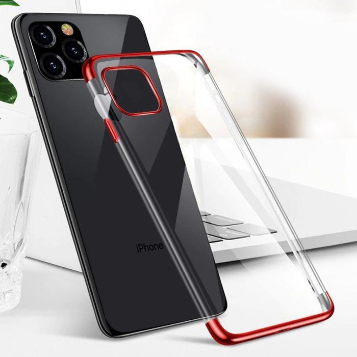 OEM - Galaxy S22 Plus Skal Metallic TPU - Röd