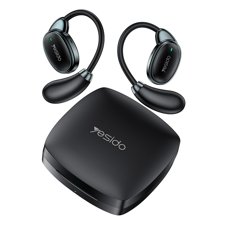 YESIDO OWS Vattentäta Bluetooth Open-Ear Hörlurar YSP19 - Svart | 505771 | AlltMobil