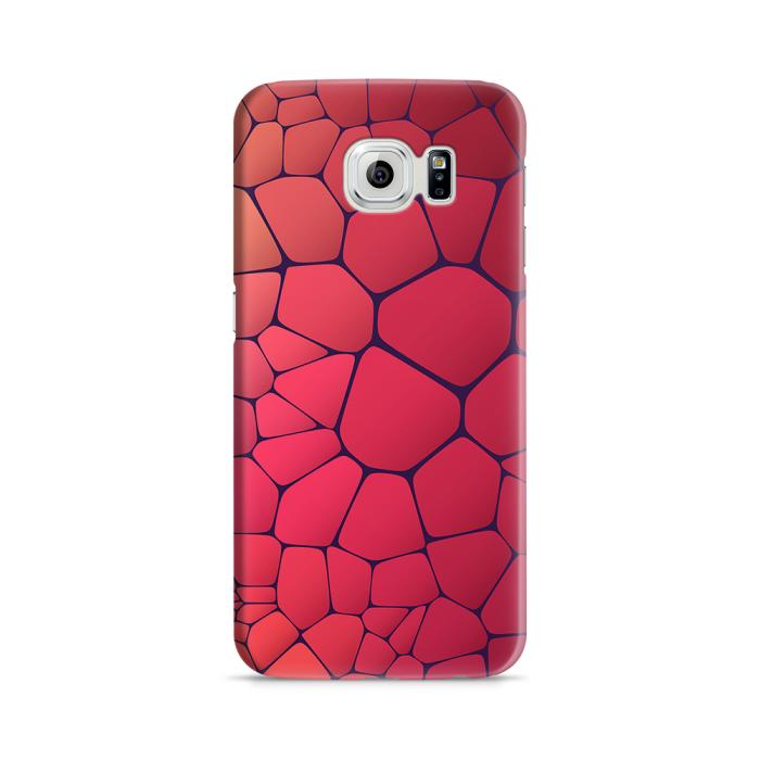 UTGATT5 - Skal till Samsung Galaxy S6 - Skifferstenar - Röd