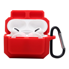 A-One Brand - AirPods Pro Skal Silikon 3-in-1 - Röd