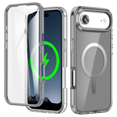 A-One Brand - iPhone Air Mobilskal MagSafe med PET Skärmskydd - Grå