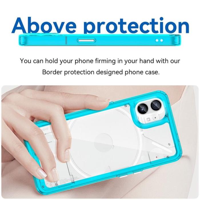 A-One Brand - Nothing Phone 1 Skal Hybrid TPU - Blå