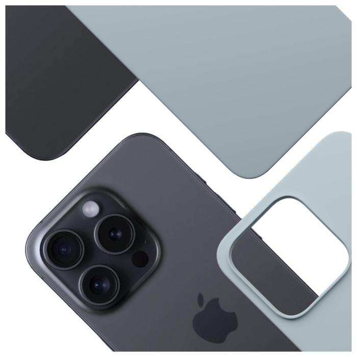 3MK - 3MK iPhone 13 Pro Max Mobilskal MagSafe Silikon Hardy - Blå