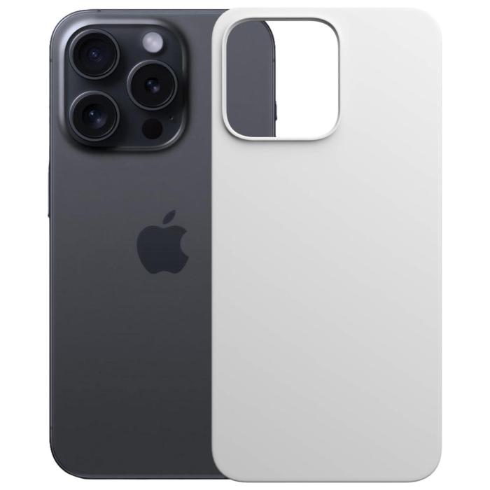 3MK - 3MK iPhone 13 Pro Max Mobilskal MagSafe Silikon Hardy - Silver