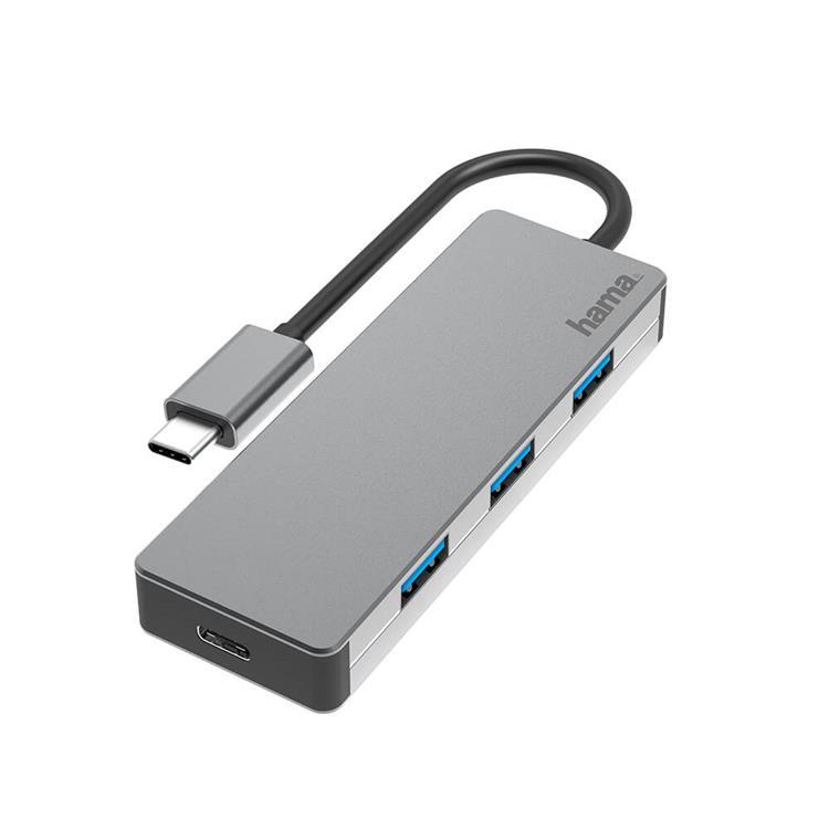 HAMA Hub USB-C 4x Portar 10 Gbit/s | 505295 | AlltMobil