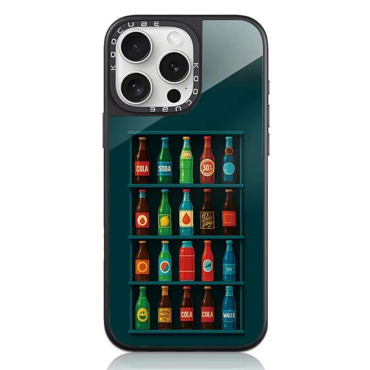 iPhone 15 Pro Mobilskal MagSafe Aluminium Silikon (Style P) | 2353 | AlltMobil