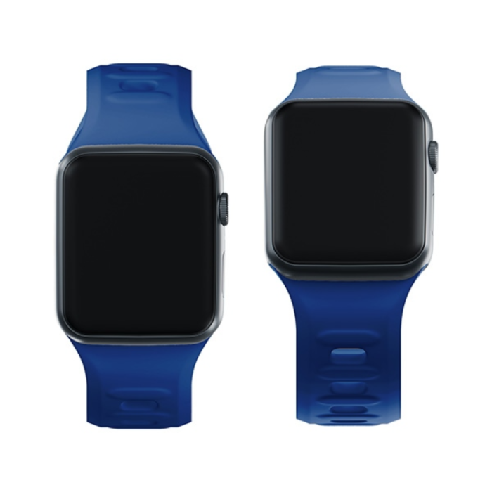3MK - 3mk Apple Watch (38/40/41mm) Armband Silikon - Blå