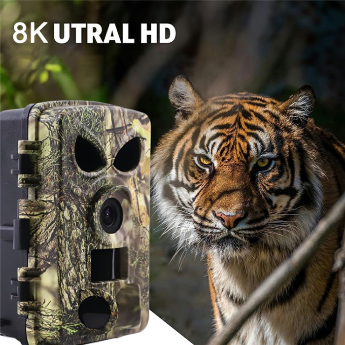 OEM - WiFi Trail Jaktkamera 8K 60MP Ultra HD Nattseende PR8000