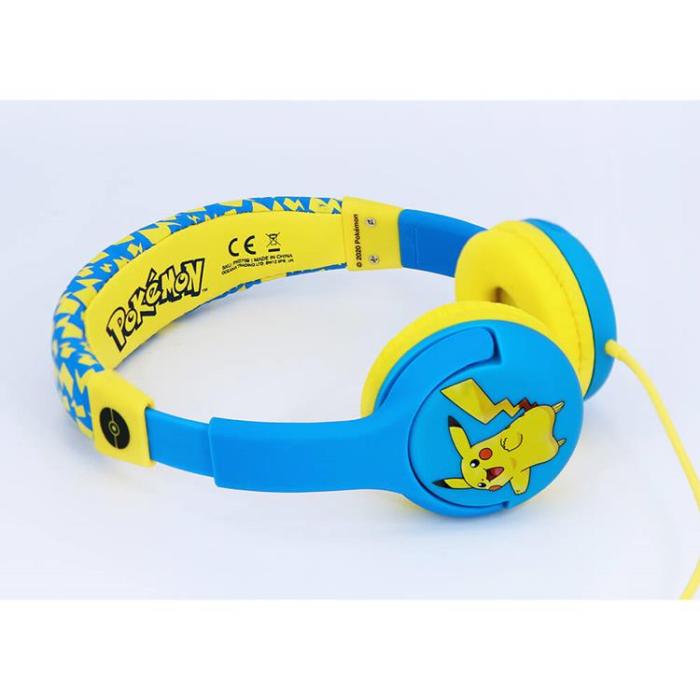 POKEMON - POKEMON Hörlurar Junior On-Ear 85dB Pikachu - Blå / Gul