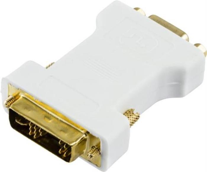 UTGATT1 - Deltaco DVI - VGA Adapter - Vit