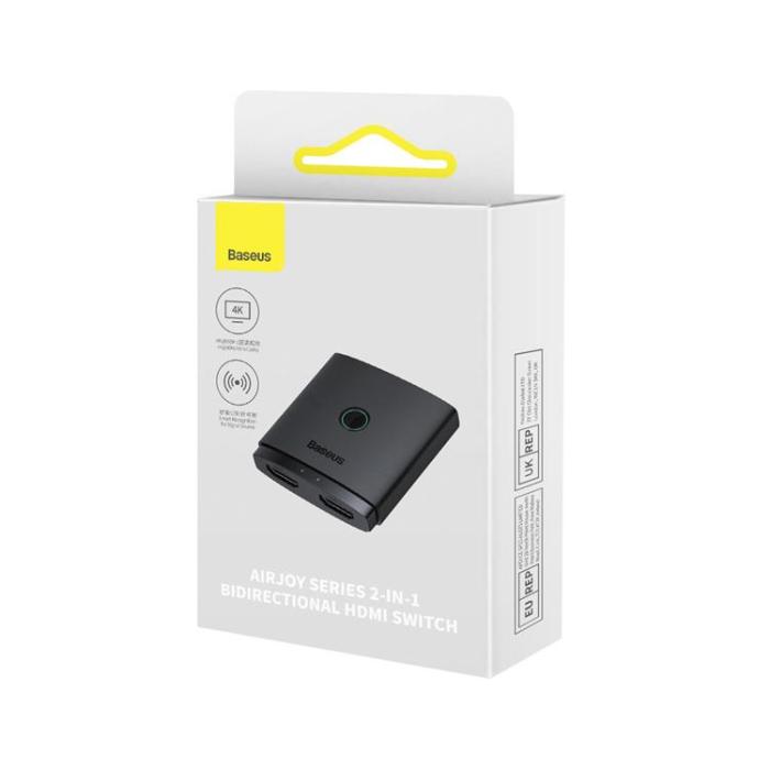 BASEUS - Baseus HDMI Adaptrar AirJoy 2in1 - Svart