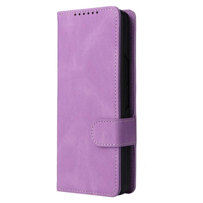 UTGATT1 - Galaxy Z Fold 4 Plånboksfodral 2in1 Detachable - Lila
