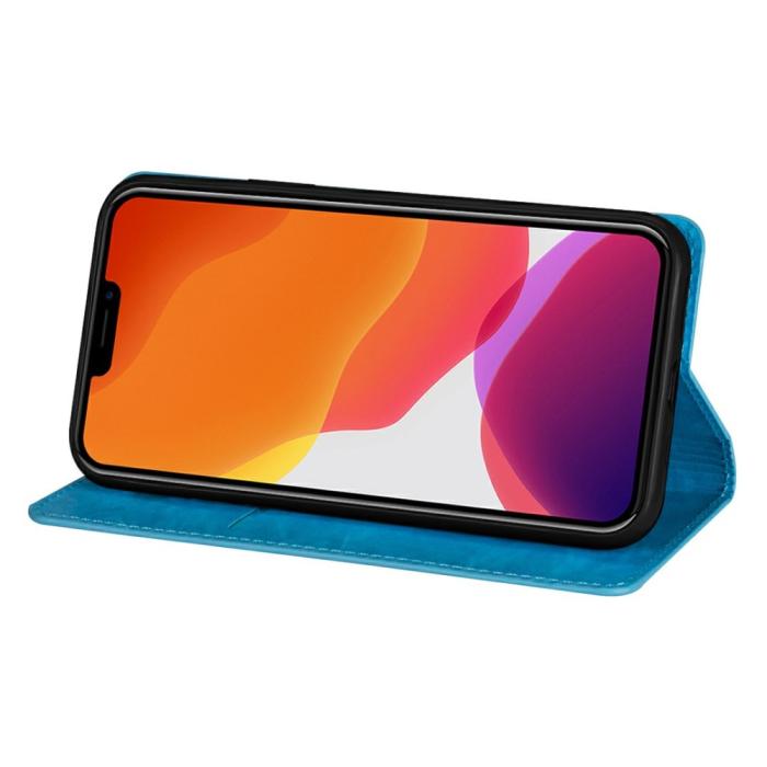 OEM - Glittrande Plånboksfodral iPhone 13 Pro Max - Blå