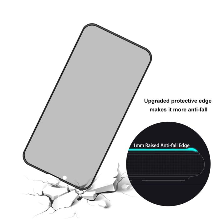 OEM - [2-PACK] Privacy Härdat Glas Skärmskydd iPhone 13 Pro Max - Svart