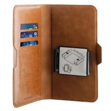 Vivanco - Vivanco Universal Pl&aring;nboksfodral L 3-kort Brun