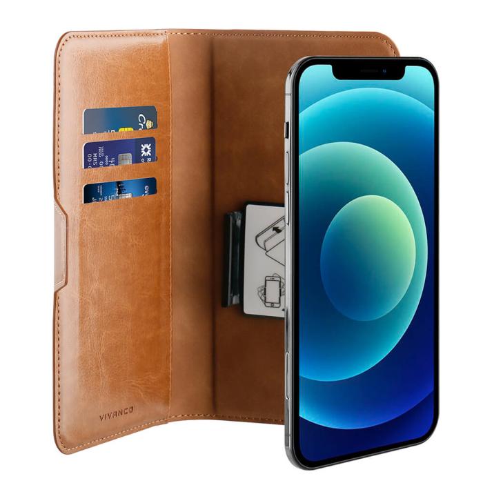 Vivanco - Vivanco Universal Plånboksfodral L 3-kort Brun